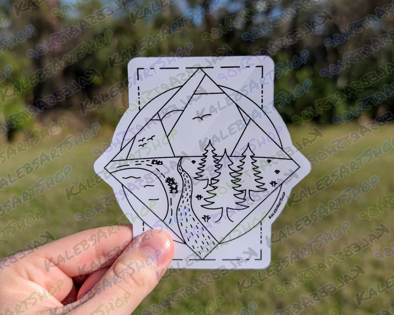 Discover 4" Sticker